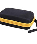 Beefed Up Case For Fluke 101 106 107 Handheld Digital Multimeter Built To Last with yellow zipper and handle, EVA material