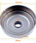 Close-up of a metal clutch drum from the 325 Inch Clutch Drum Sprocket Oil Pump Kit For Stihl 021 023 025 MS230 MS250 Chainsaw