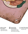 Detail of Dope Tonkotsu Noodles Themed Wall Art For Kitchen And Office, showing a corner with pre-drilled hole and vintage design.