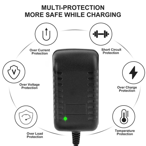 Image of the Powerful Massage Gun Charger Cable 24V To 25.2V 1A For Percussion Massage Guns with multi-protection features
