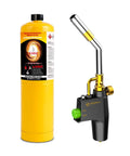 Heavy Duty Torch Kit With Auto Igniter, Ready To Use For Welding, Soldering, And Brazing, Includes MAPP Gas Cylinder And Metal Handle