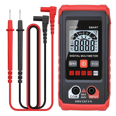 Automatic Digital Multimeter With Auto Ranging And Non Contact Voltage Testing For AC DC 4000 Count Smart Meter front view