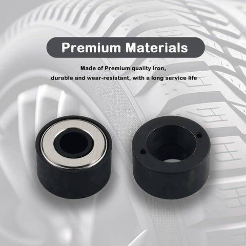Heavy Duty Wheel Stud Installer Tool Kit Set 2 Pack Pro Grade Lug Stud Tools iron components on tire graphic
