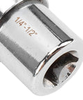 Solid Two Piece Tap Socket Set With 3/8 Drive Socket A Extractors, Heavy Duty alloy steel socket head for 1/4"-1/2" sizes.