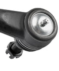 Close-up of tie rod end from Beefed-Up Front 6-Pc Tie Rods Kit With 2 Inner, 2 Outer Tie Rod Ends And 2 Rack And Pinion Boots for 2011-2020 models