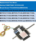 AC Condenser Fan Motor Replacement One Fifth HP 1650RPM 3 Speed For Dometic Brisk Air II Penguin Units Beefed Up 115V 3A