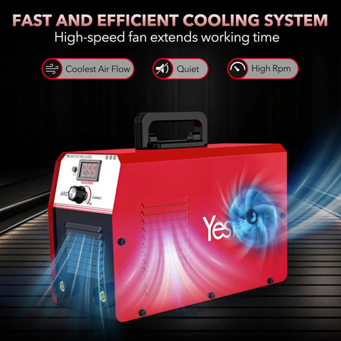 255A MMA Welder Dual Voltage 110V To 220V Portable Arc Welding Machine with IGBT Digital Display and fast cooling system