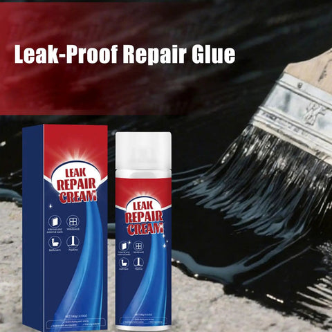 Tile Repair Paste Waterproof Quick Dry Crack Filler Adhesive For Cement Floors And Surfaces Home Basement Bathroom Kitchen Living Room Heavy Duty Construction Glue For Leaks And Long Lasting Dryness shown with brush application