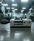 Get This Rock Solid Accuracy Toolmakers Vise For Your Milling Machine. Heavy Duty Precision Clamp with black knob, one inch jaw opening.