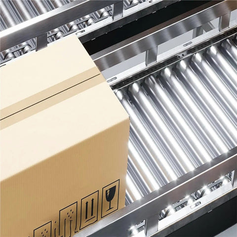 Tough As Nails Galvanized Steel Conveyor Rollers Replacement Kit, Heavy Duty Flow Track System For Warehouse Cargo And Pallets, Straight Up Reliable Design Built Tough For Daily Grind Operations