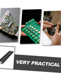 Image of a Pro Grade 25 Slot Anti Static Circuit Board Rack And Drying Tray Set Of 3 with PCBs being handled and stored securely.