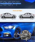 Heavy Duty Wheel Bearing Hub Assembly For Chevrolet Cruze Volt Bolt EV And EUV 2016 To 2023 layout showing installation positions on vehicles.