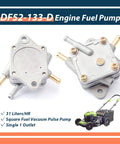 DF52-133-D Fuel Pump Replacement For Honda GX610 GX620 GXV610 GXV620 EB11000 HA4118 HA4120 Engines, 31 Liters Per Hour