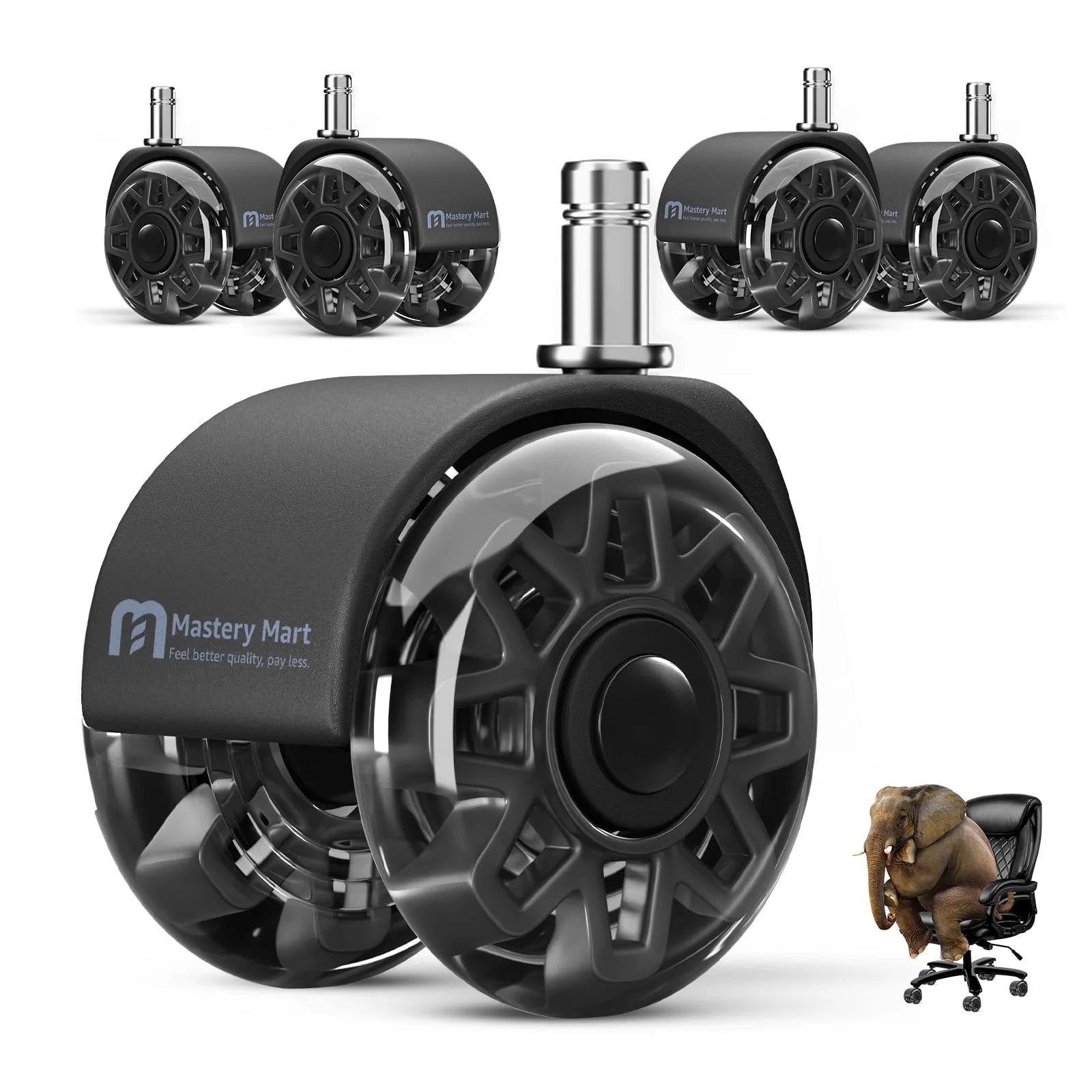 Chair Rack Casters Heavy Duty Chair Casters for Smooth Rolling