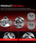 Front Wheel Hub Bearing Assembly Kit For Ford Focus 2012-2018 And Ford C-Max 2013-2018, 2.0L L4 Engine, OE HUB81 510110 NT510110 WH188