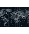 World Map XXL Mouse Pad 35.4 By 15.7 Inch With Non Slip Rubber Base And Stitched Edges Beast Desk Mat For Gaming And Office Keyboard And Mouse Pad Portable Desk Pad map view