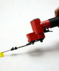 90 Degree Pneumatic Polisher Kit With Reciprocating Air Grinder Sander And 5 Rubber Buffing Heads for precision metal polishing.