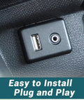 Jet Black In Car Audio Player USB Receptacle Interface Module For Chevrolet Cruze GMC Cadillac Buick Replaces 84333024 installed
