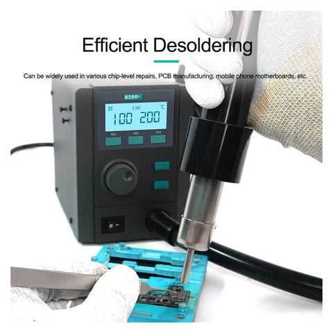 All In One Hot Air Soldering Station And Heat Gun For PCB Repair DIY Projects Pro Grade Rework Tool For BGA SMD ICs