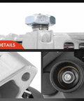 Close-up of Alternator For Ford Focus 2012 2013 2014 2015 2016 2017 2018 2.0L 150 Amp Clockwise 12V Replacement Without Pulley Direct Fit 11747N FG15S091 FG15S091S showing mounting bracket and bolt details