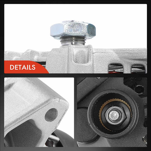 Close-up of Alternator For Ford Focus 2012 2013 2014 2015 2016 2017 2018 2.0L 150 Amp Clockwise 12V Replacement Without Pulley Direct Fit 11747N FG15S091 FG15S091S showing mounting bracket and bolt details