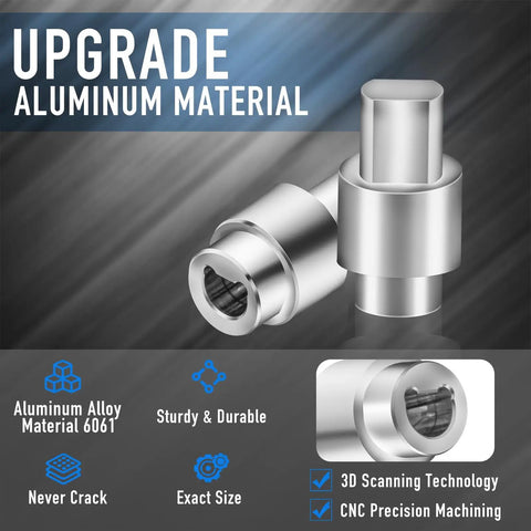 Heavy Duty Aluminum Temperature Door Servo Coupling for Dodge Ram with CNC Machined T6061 Aluminum Alloy upgrade details