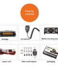 Dual Band Mobile Transceiver VHF UHF Radio For Your Ride, 50W VHF And 40W UHF, 136-174 MHz And 400-520 MHz, 758 Memory Channels packaging