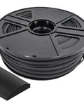 0.315 Inch Flat Screen Spline Roll 100 Feet Black Vinyl Retainer For Door And Window Mesh Mosquito Net Fixing Screen Door Repair And Replacement Spline Weatherproof Heavy Duty Spline For Outdoor Use spool