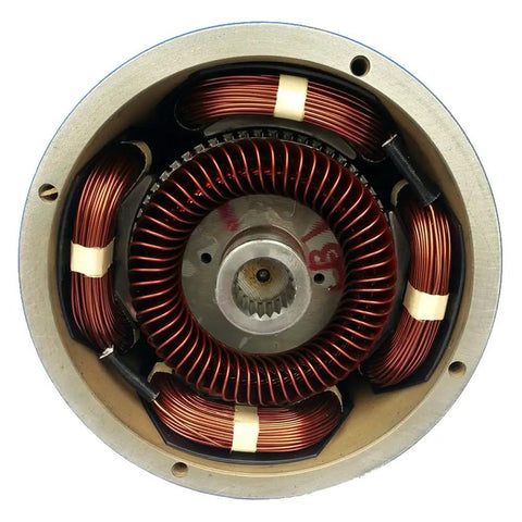 High Performance 72 Volt Electric Car Motor Rated At 11 Peak HP And 25 MPH Smooth Cruising built tough in USA with heavy duty copper windings.