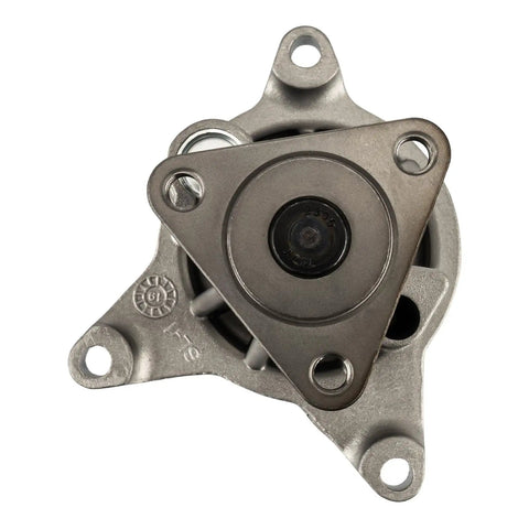Premium Engine Water Pump Replaces Aw4126 for Ford Focus Escape Fusion, grey metal construction, top view, detailed design.