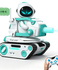Eilik And Panxer Combo Set Cute Robot Pets Toys RC Battle Tank Crawler Car Toys With LED Lights 2 4Ghz Remote Control