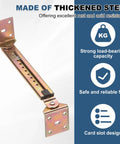 Heavy Duty Adjustable Lifting Bracket, Smooth Operator Hinge Lift Rod Mechanism For Sofa Beds, Wardrobes, And Cabinets, Built Tough Zinc Design Makes A No Sweat Upgrade, Two Pack Square Double End Furniture Hardware, thickened steel material