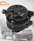 Heavy Duty 330 Amp High Output Alternator Fits Ford F150 Pickup with 5.0L and 3.3L Engines 2011 To 2020, detailed view.