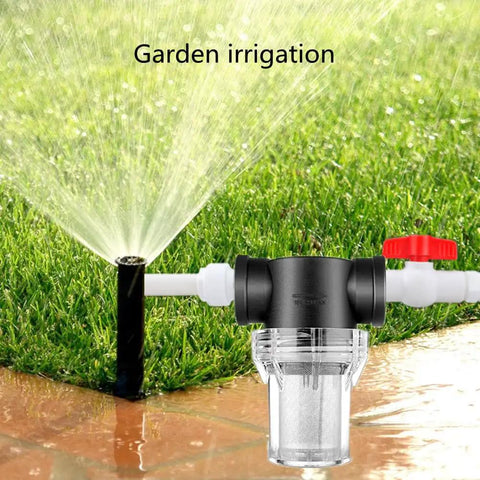 Inline Sediment Filter For Garden Hose And Pressure Washer, Three Quarter Inch Female Thread, RV Water Pump Strainer