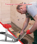 Heavy Duty Tile Lifter With Adjustable Arm Jack And Triangular Load Bearing Base Plus Hassle Free Fine Tune Knobs for lifting tiles.
