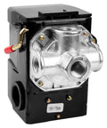 Air Compressor Pressure Switch With Adjustable Unloader And Relief Valve Preset 135 to 175 psi Four Port 26 Amp 220V