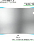Back of Metal Tin Sign 12 by 8 Inches Must Wear Personal Protective Equipment At All Times PPE Required for Workplace Safety
