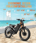 2026 Romeo Pro 3 Adult Electric Ebike With Dope Styling And Dual Motors That Kick 6000 Watts Of Raw Power Through A Heavy Duty Frame Loaded With 60 Volt 80 Ah Cells Sending You 250 Miles Smooth As Butter On Deep Blue Full Suspension Fat Tires with ergonomic design details.