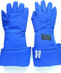 Elbow Length Cryogenic Gloves For Liquid Nitrogen Handling, Three Layer Protection With Nylon Taslan PTFE And Cotton