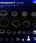 Seal Kit For ZT Series Transaxles 72994 Replacement Set Fits ZT 2800 3100 3400 Transaxles Including ZH ZJ ZK ZL ZM Models With O Ring Gasket Pack, parts sizes shown
