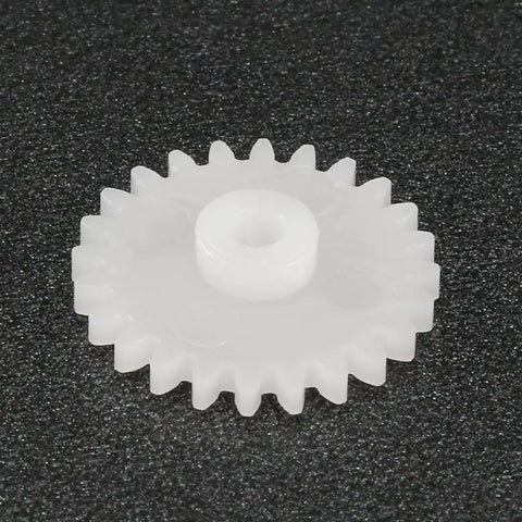 20 Piece Plastic Worm Gear Set 24 Teeth Model 242A Reduction Gear for RC Cars Robots and Micro Motors 0.5 Modulus