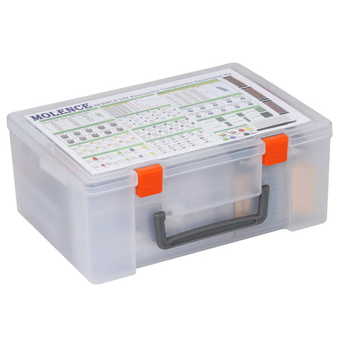 Plastic storage box for 2830 Piece All In One DIY Electronics Components Kit Packed With Resistors Inductors Capacitors LEDs for UNO2560