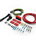 Heavy Duty Ford Alternator Stator Swap Wiring Harness Kit Upgrade Plug And Play Cable Conversion For 1984 Plus Models 1G To 2G 3G Electric Systems, components laid out including cables, connectors, and fuse.