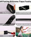 DIY Friendly Self Fusing Silicone Tape Rescue Tape Amalgamating Tape For Plumbing And Sealing Pipes Hose Repair showing features