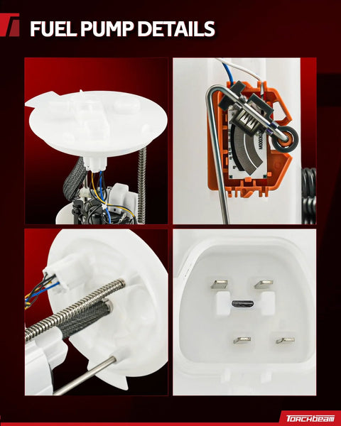 Close-up details of Fuel Pump Module Assembly FG1530 Direct Replacement For Ford Escape One Point Six Liter Two Point Zero Liter And