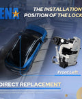 Front Left Door Lock Actuator Bolt On Replacement For Ford F-Series and Lincoln Mark LT 1999-2008 installation view