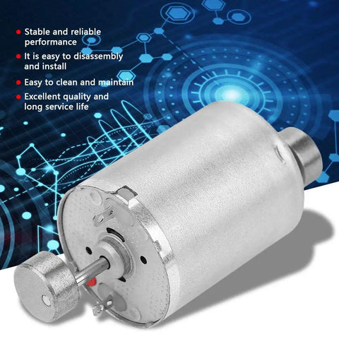 Dual Shaft 12V DC Vibration Motor With High Torque For DIY Vibe Devices And Prototyping, showcasing design and features.