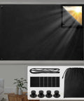 Travel Blackout Curtain That Blocks Out One Hundred Percent Sun And UV Rays No Drill Window Cover with suction cups and accessories