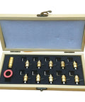 Ergonomic Mainspring Winder Kit For Wristwatch Repair, DIY Watchmaker Tools Set With Winding Tool And Fixed Base Loop, Pro