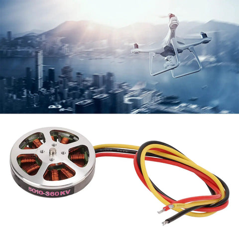 360KV Brushless RC Drone Motor With High Torque Aluminum Alloy Housing 50x10mm Size Ideal For Multirotor Quadcopter